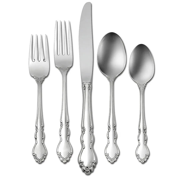 Dover 5 Piece Fine Flatware Place Setting, Service For 1