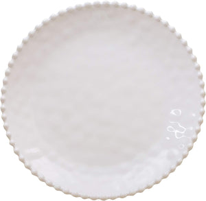 Beaded Pearl 14-inch Melamine Serving Platter