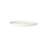 White ceramic plate on a white background